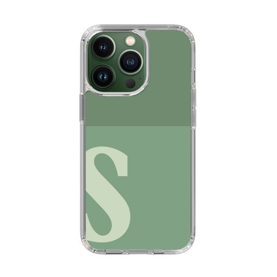 Slim Protection Case［ Original - initial two tone - S green ］