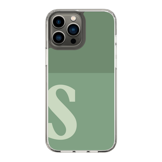 Slim Protection Case［ Original - initial two tone - S green ］