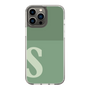 Slim Protection Case［ Original - initial two tone - S green ］