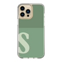 Slim Protection Case［ Original - initial two tone - S green ］