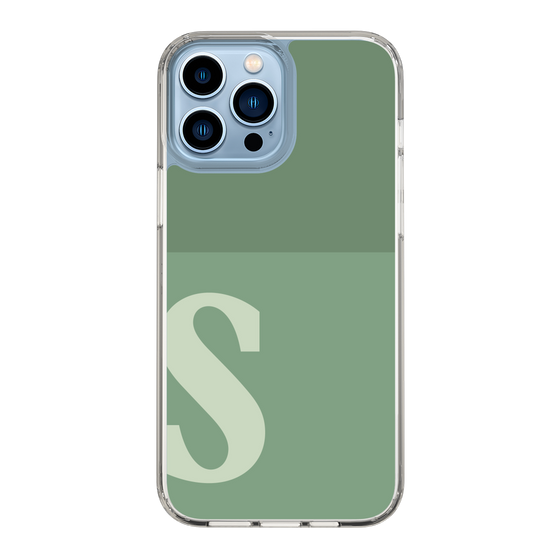Slim Protection Case［ Original - initial two tone - S green ］