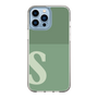 Slim Protection Case［ Original - initial two tone - S green ］