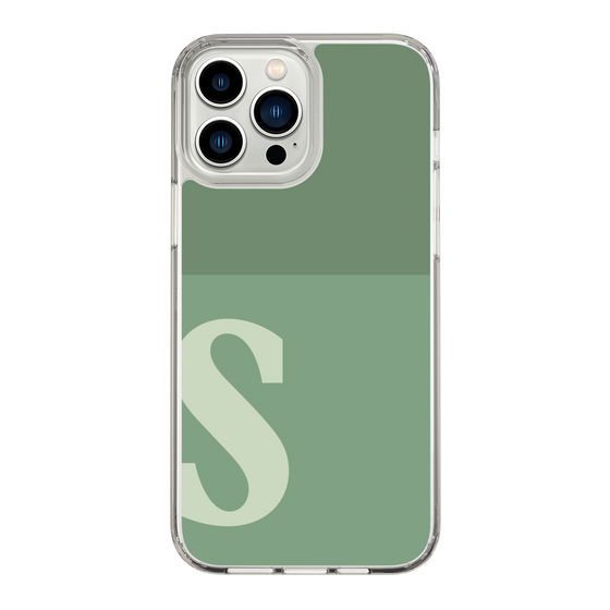 Slim Protection Case［ Original - initial two tone - S green ］