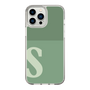 Slim Protection Case［ Original - initial two tone - S green ］