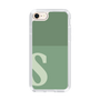 Slim Protection Case［ Original - initial two tone - S green ］