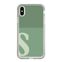 Slim Protection Case［ Original - initial two tone - S green ］