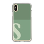 Slim Protection Case［ Original - initial two tone - S green ］