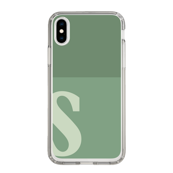 Slim Protection Case［ Original - initial two tone - S green ］