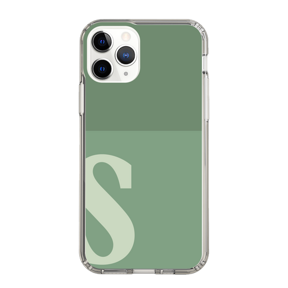 Slim Protection Case［ Original - initial two tone - S green ］