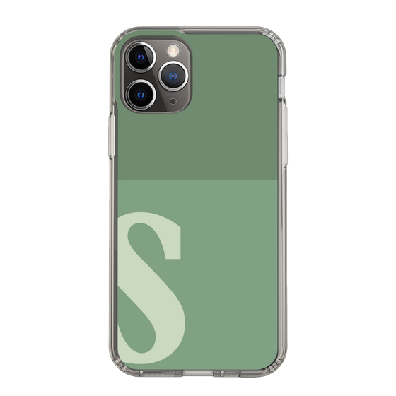 Slim Protection Case［ Original - initial two tone - S green ］