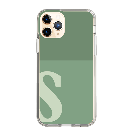 Slim Protection Case［ Original - initial two tone - S green ］
