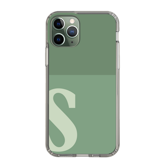 Slim Protection Case［ Original - initial two tone - S green ］