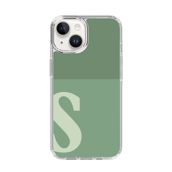 Slim Protection Case［ Original - initial two tone - S green ］