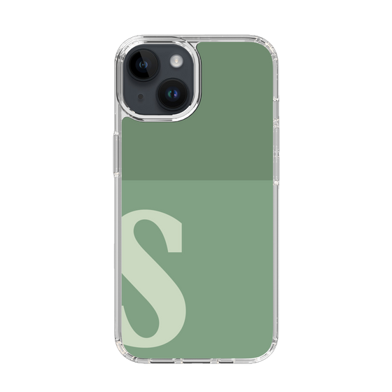 Slim Protection Case［ Original - initial two tone - S green ］