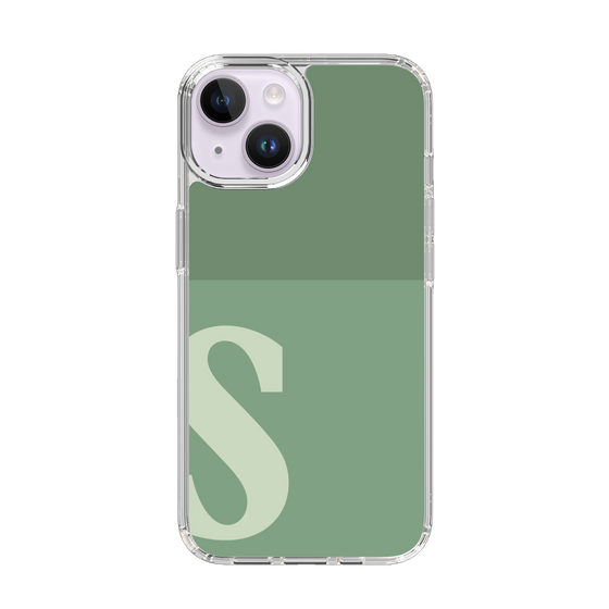 Slim Protection Case［ Original - initial two tone - S green ］