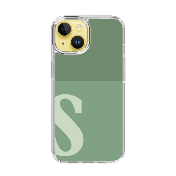 Slim Protection Case［ Original - initial two tone - S green ］