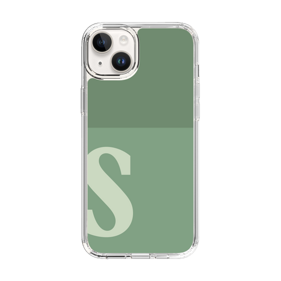 Slim Protection Case［ Original - initial two tone - S green ］