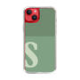 Slim Protection Case［ Original - initial two tone - S green ］
