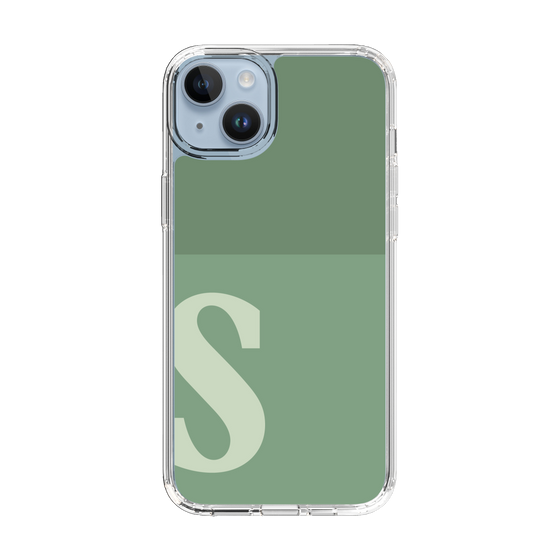 Slim Protection Case［ Original - initial two tone - S green ］