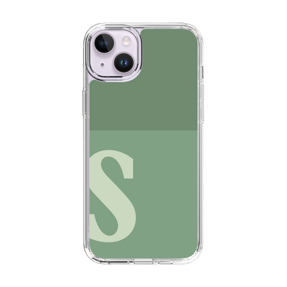Slim Protection Case［ Original - initial two tone - S green ］