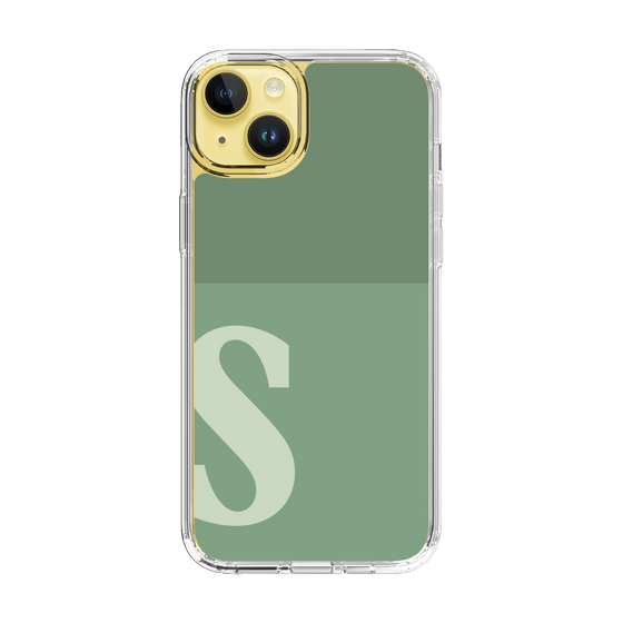 Slim Protection Case［ Original - initial two tone - S green ］