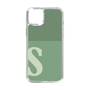 Slim Protection Case［ Original - initial two tone - S green ］