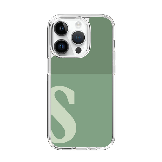 Slim Protection Case［ Original - initial two tone - S green ］