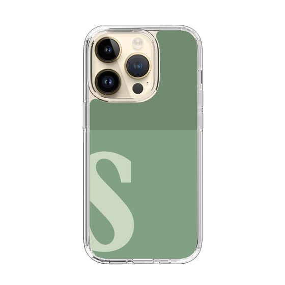 Slim Protection Case［ Original - initial two tone - S green ］
