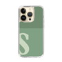 Slim Protection Case［ Original - initial two tone - S green ］