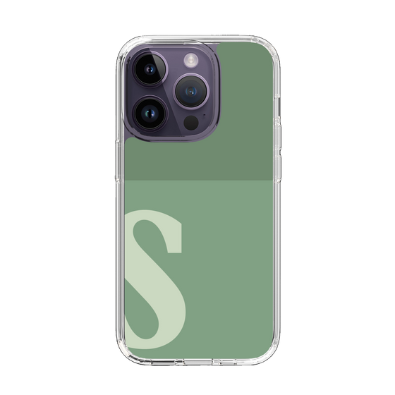 Slim Protection Case［ Original - initial two tone - S green ］