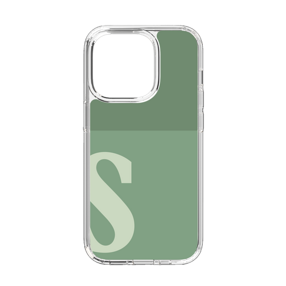 Slim Protection Case［ Original - initial two tone - S green ］
