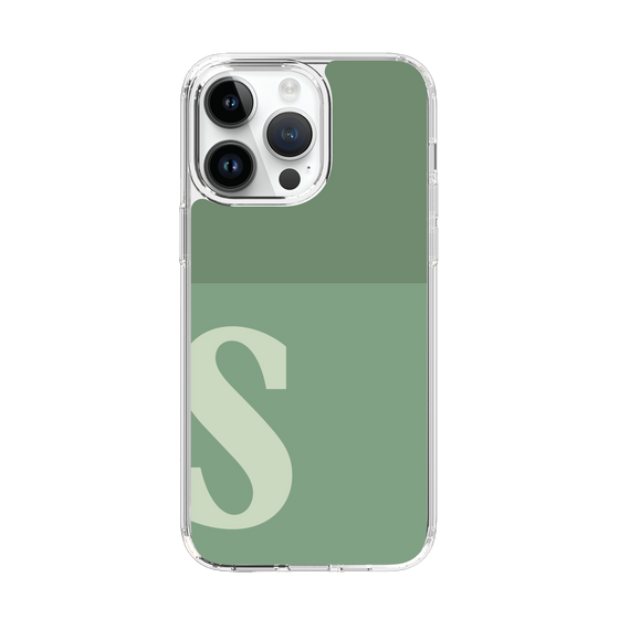 Slim Protection Case［ Original - initial two tone - S green ］