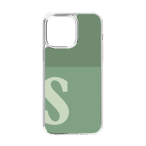 Slim Protection Case［ Original - initial two tone - S green ］