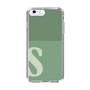 Slim Protection Case［ Original - initial two tone - S green ］