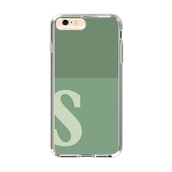 Slim Protection Case［ Original - initial two tone - S green ］