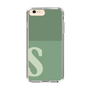Slim Protection Case［ Original - initial two tone - S green ］