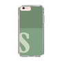 Slim Protection Case［ Original - initial two tone - S green ］