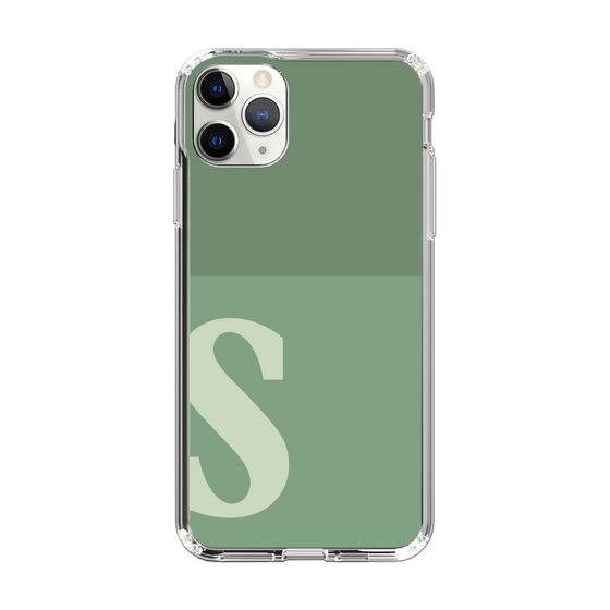 Slim Protection Case［ Original - initial two tone - S green ］