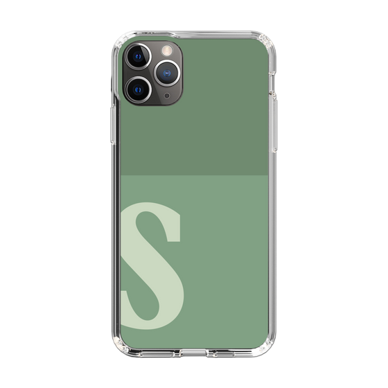 Slim Protection Case［ Original - initial two tone - S green ］