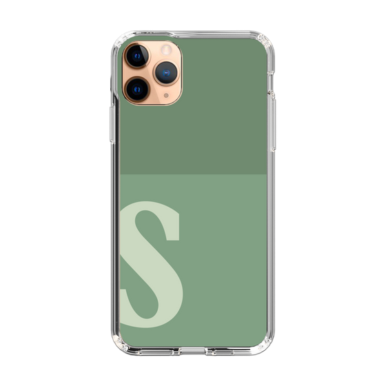 Slim Protection Case［ Original - initial two tone - S green ］