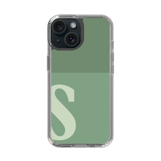 Slim Protection Case［ Original - initial two tone - S green ］