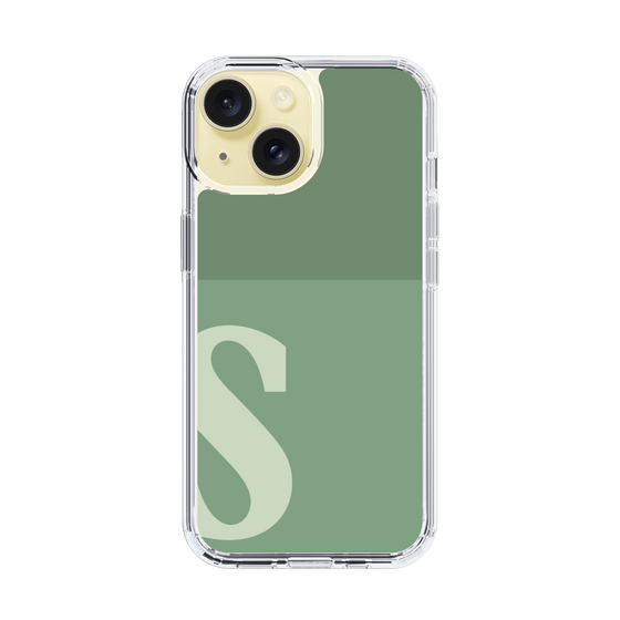 Slim Protection Case［ Original - initial two tone - S green ］