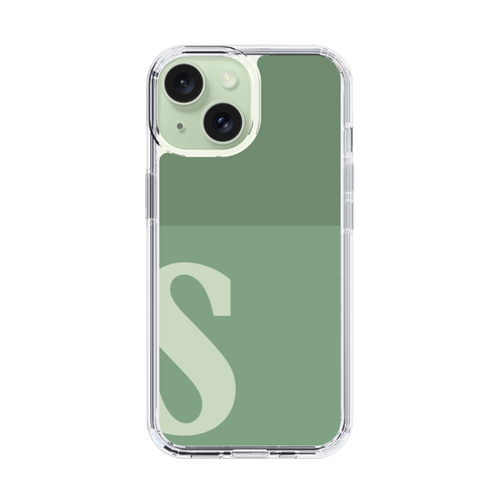 Slim Protection Case［ Original - initial two tone - S green ］
