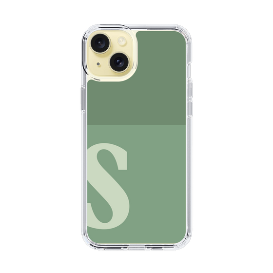 Slim Protection Case［ Original - initial two tone - S green ］