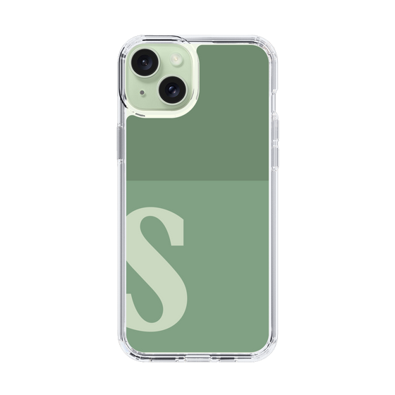 Slim Protection Case［ Original - initial two tone - S green ］