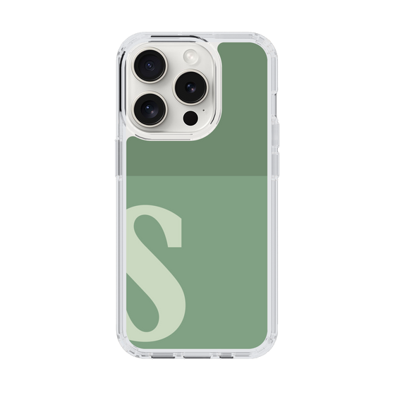 Slim Protection Case［ Original - initial two tone - S green ］