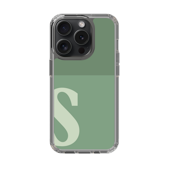 Slim Protection Case［ Original - initial two tone - S green ］