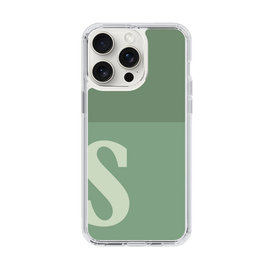 Slim Protection Case［ Original - initial two tone - S green ］