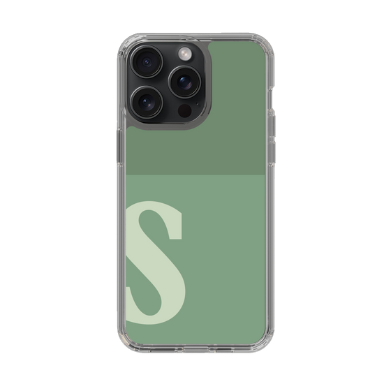 Slim Protection Case［ Original - initial two tone - S green ］