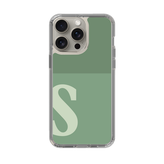Slim Protection Case［ Original - initial two tone - S green ］